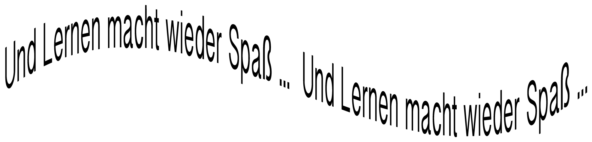 Und lernen macht wieder Spaß...